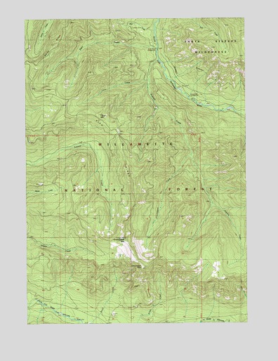 Grasshopper Mountain, OR USGS Topographic Map