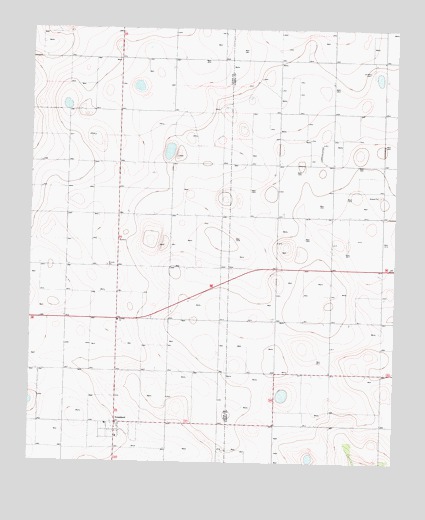 Grassland, TX USGS Topographic Map