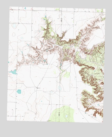 Grassland SE, TX USGS Topographic Map