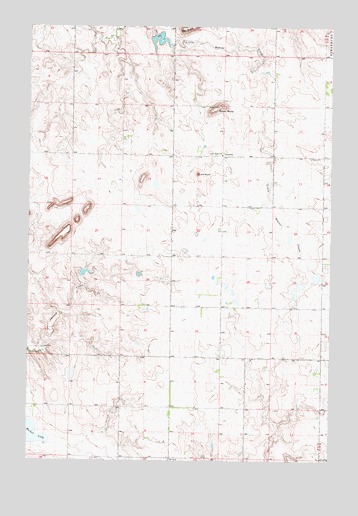 Grassna, ND USGS Topographic Map
