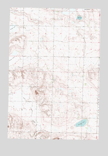 Grassna NE, ND USGS Topographic Map