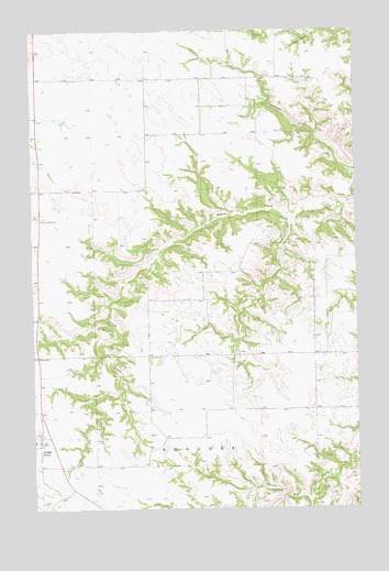 Grassy Butte, ND USGS Topographic Map