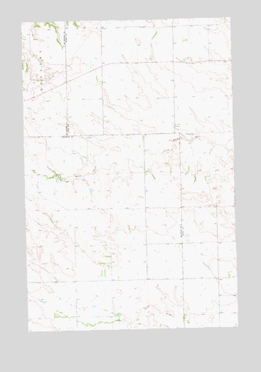 Grassy Butte SE, ND USGS Topographic Map