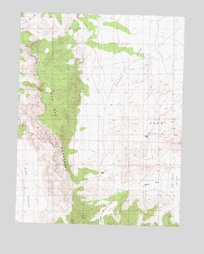 Grassy Cove, UT USGS Topographic Map