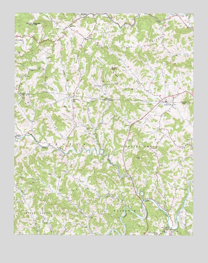 Grassy Creek, NC USGS Topographic Map
