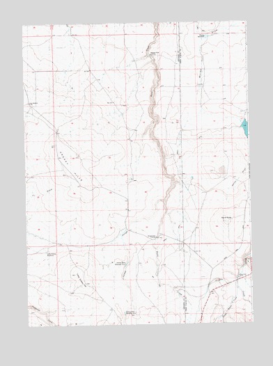 Grassy Hills, ID USGS Topographic Map
