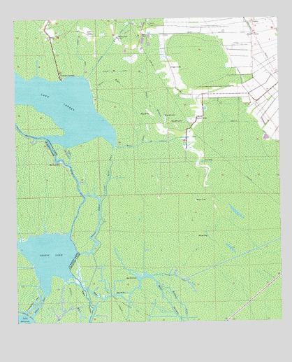 Grassy Lake, LA USGS Topographic Map
