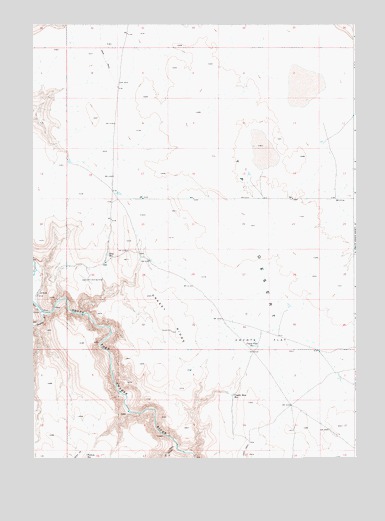 Grassy Ridge, ID USGS Topographic Map