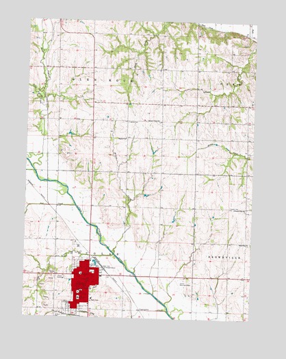 Auburn, NE USGS Topographic Map