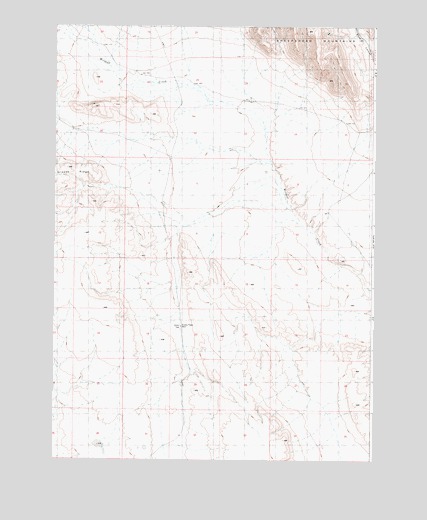 Grassy Ridge Well, OR USGS Topographic Map