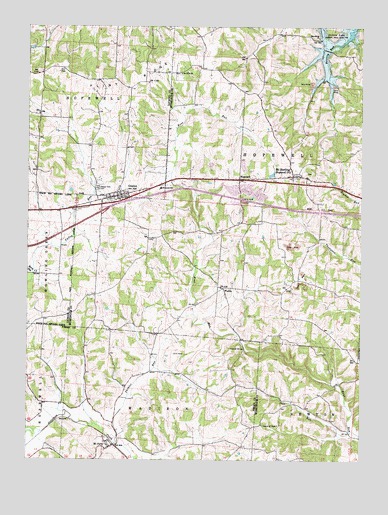 Gratiot, OH USGS Topographic Map
