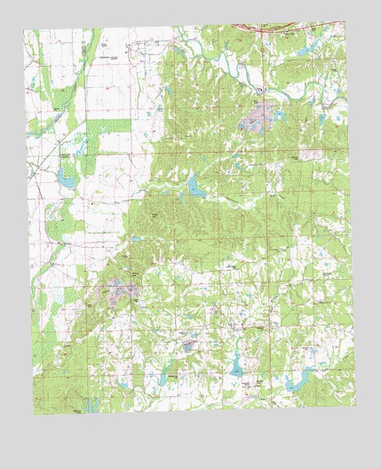 Gravel Hill, MS USGS Topographic Map