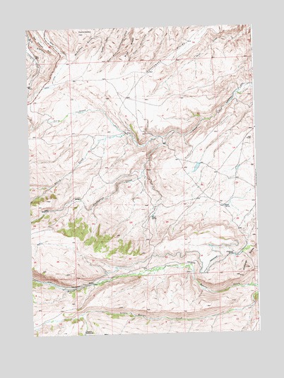 Gravel Spring, WY USGS Topographic Map