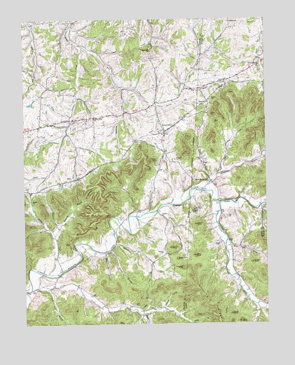 Gravel Switch, KY USGS Topographic Map