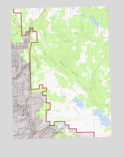 Graven Ridge, CA USGS Topographic Map
