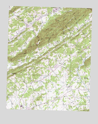 Graveston, TN USGS Topographic Map