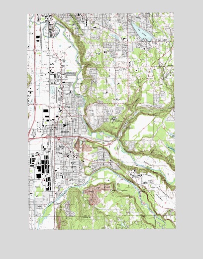 Auburn, WA USGS Topographic Map