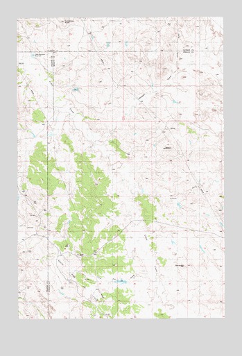Graveyard Hill, MT USGS Topographic Map