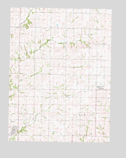 Gravity, IA USGS Topographic Map