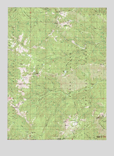 Grayback Mountain, OR USGS Topographic Map