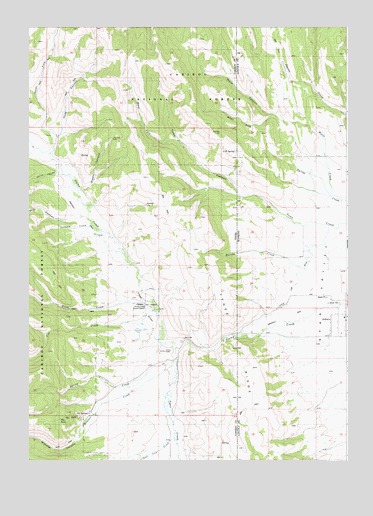 Auburn, WY USGS Topographic Map