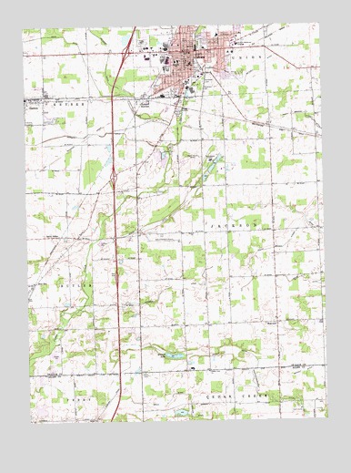 Auburn, IN USGS Topographic Map