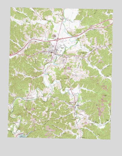 Grayson, KY USGS Topographic Map