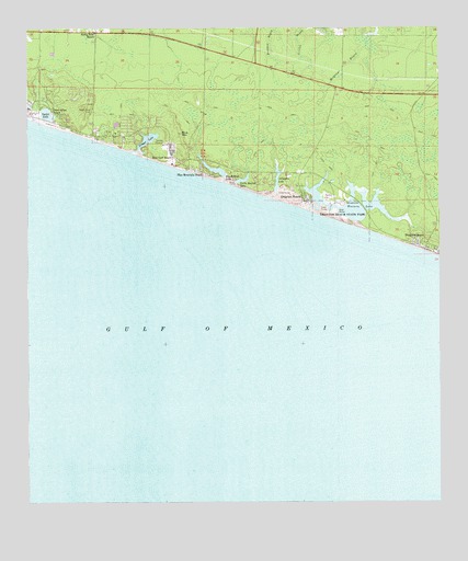 Grayton Beach, FL USGS Topographic Map