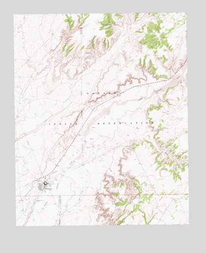 Greasewood, AZ USGS Topographic Map