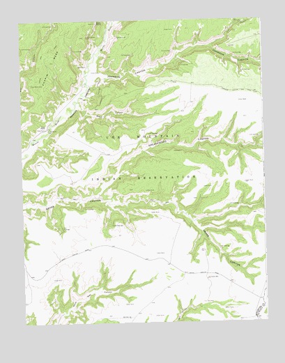 Greasewood Canyon, CO USGS Topographic Map