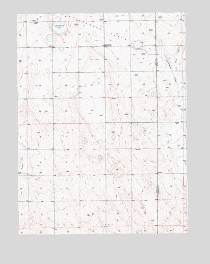 Greasewood Lake, CO USGS Topographic Map