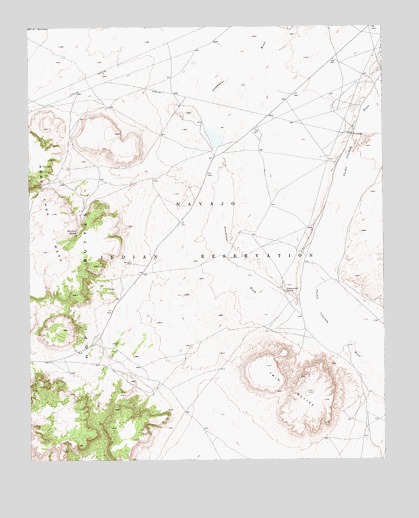 Greasewood Spring, AZ USGS Topographic Map