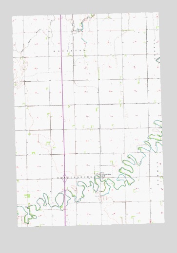 Great Bend, ND USGS Topographic Map