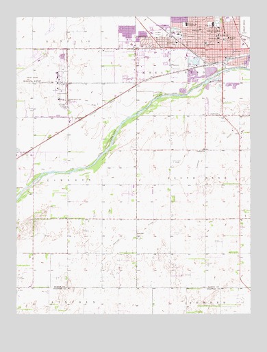 Great Bend, KS USGS Topographic Map