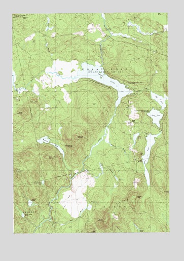 Great Pond, ME USGS Topographic Map