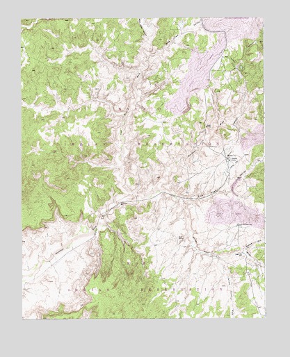 Great Spring, AZ USGS Topographic Map