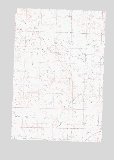 Grebe Ranch, MT USGS Topographic Map