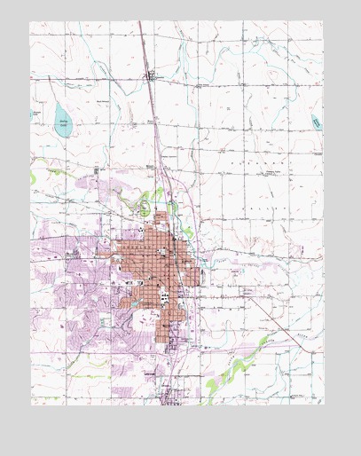 Greeley, CO USGS Topographic Map