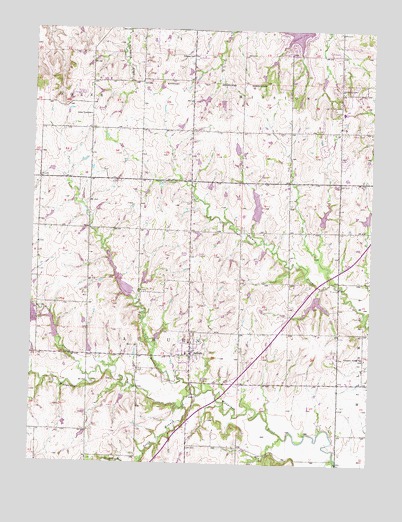 Auburn, KS USGS Topographic Map