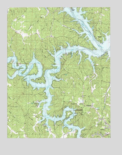 Green Bay Terrace, MO USGS Topographic Map