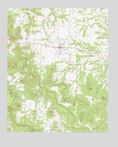Green Forest, AR USGS Topographic Map