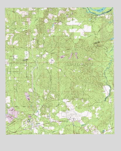 Green Gables, LA USGS Topographic Map