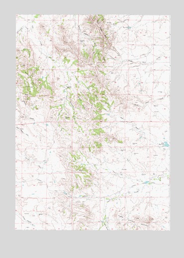 Green Hill, WY USGS Topographic Map