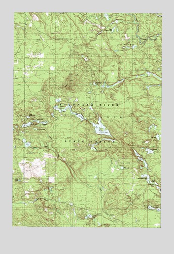 Green Hills, MI USGS Topographic Map