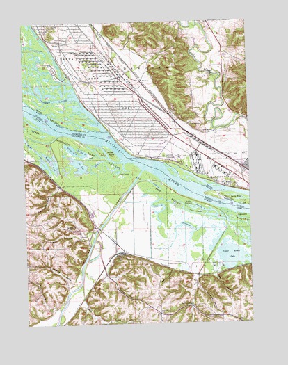 Green Island, IA USGS Topographic Map