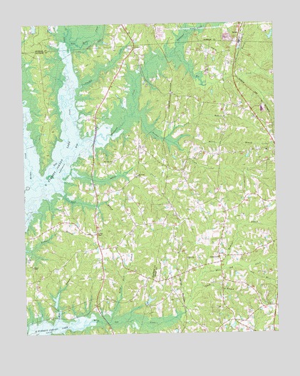 Green Level, NC USGS Topographic Map