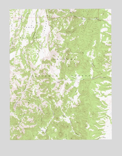 Green Monster Canyon, NV USGS Topographic Map