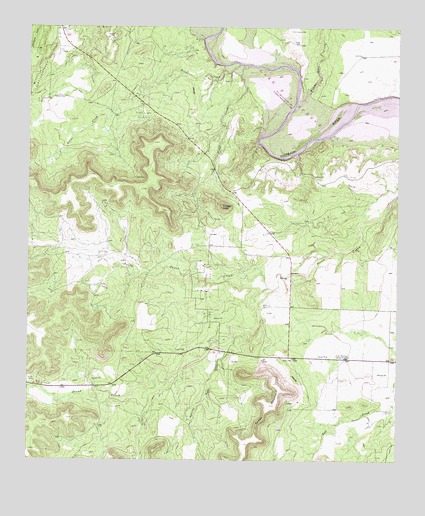 Green Mountain, TX USGS Topographic Map