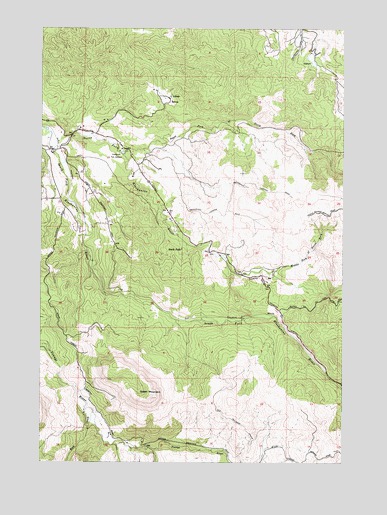 Green Mountain, OR USGS Topographic Map
