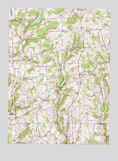 Auburn Center, PA USGS Topographic Map